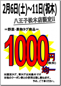 2月1000