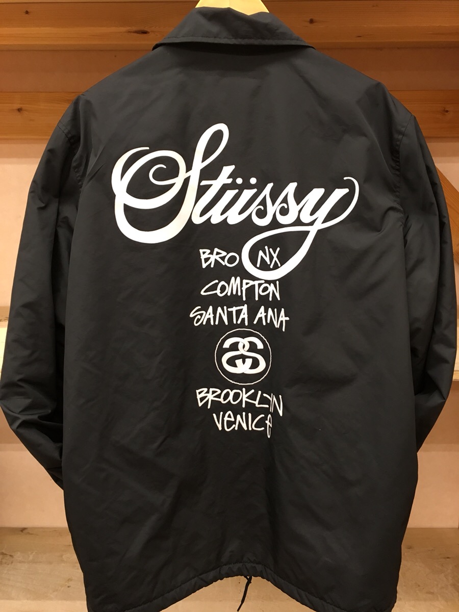 35％OFF STUSSY ワールドツアー コーチジャケット