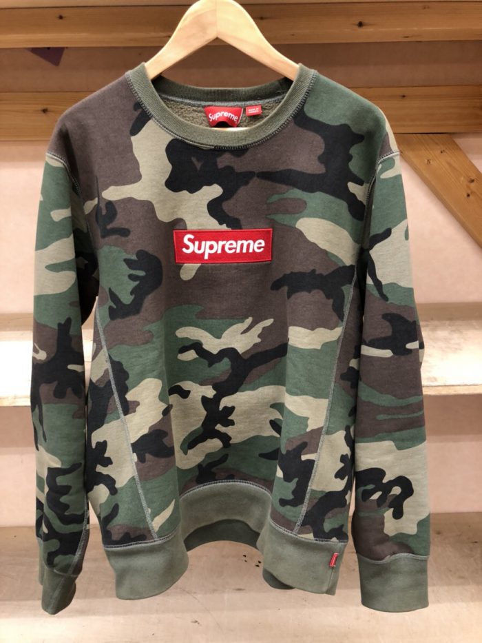 supreme box logo 15aw wood land camo 迷彩