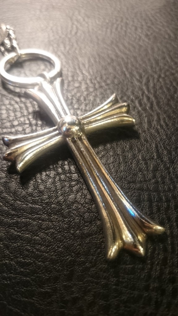 chrome hearts large ch cross key ring (2)