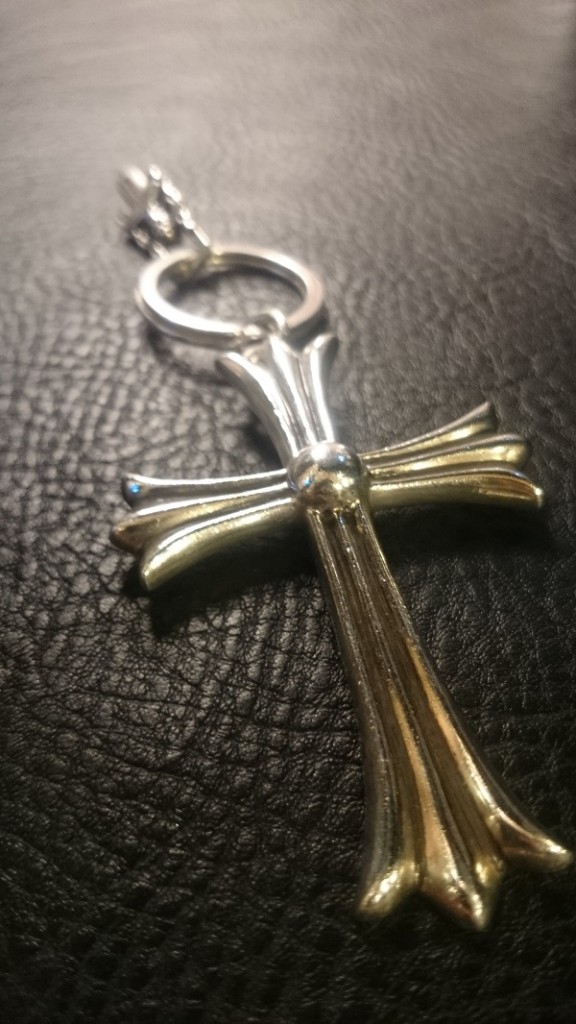 chrome hearts large ch cross key ring (5)