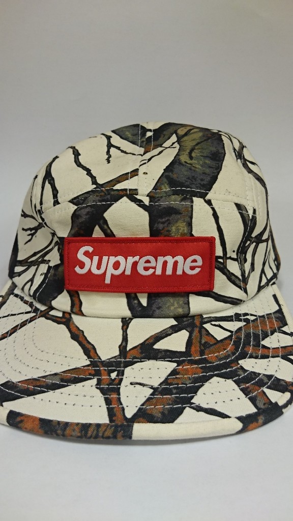 supreme 12AW Tree Camo CAMP CAP (2)