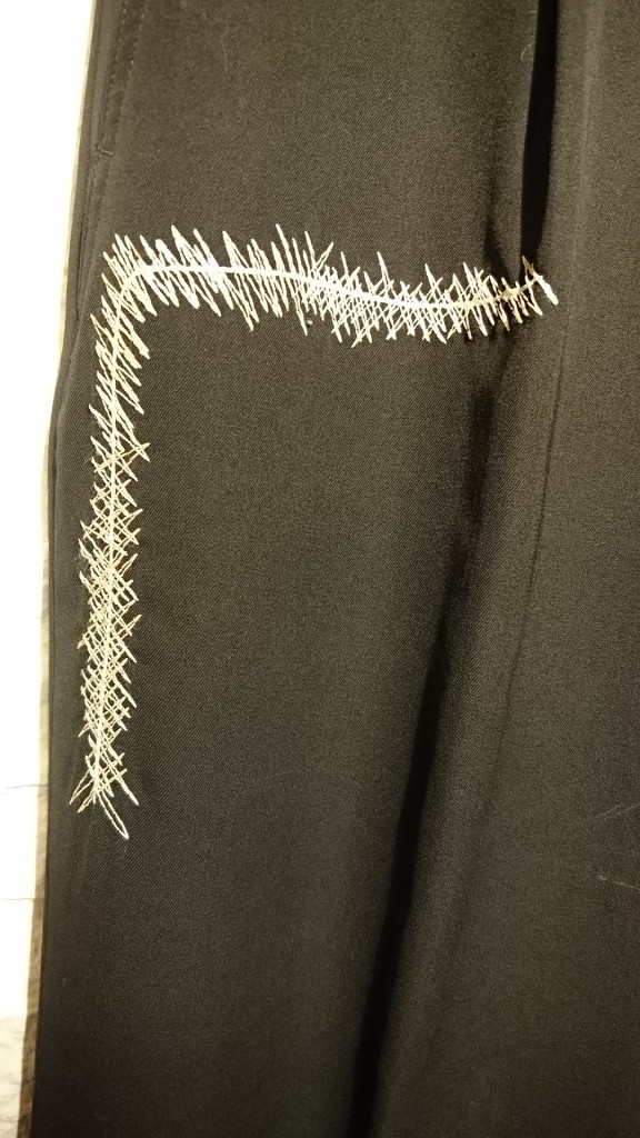 yohji yamamoto  pourhomme 80's キズ刺繍 (3)