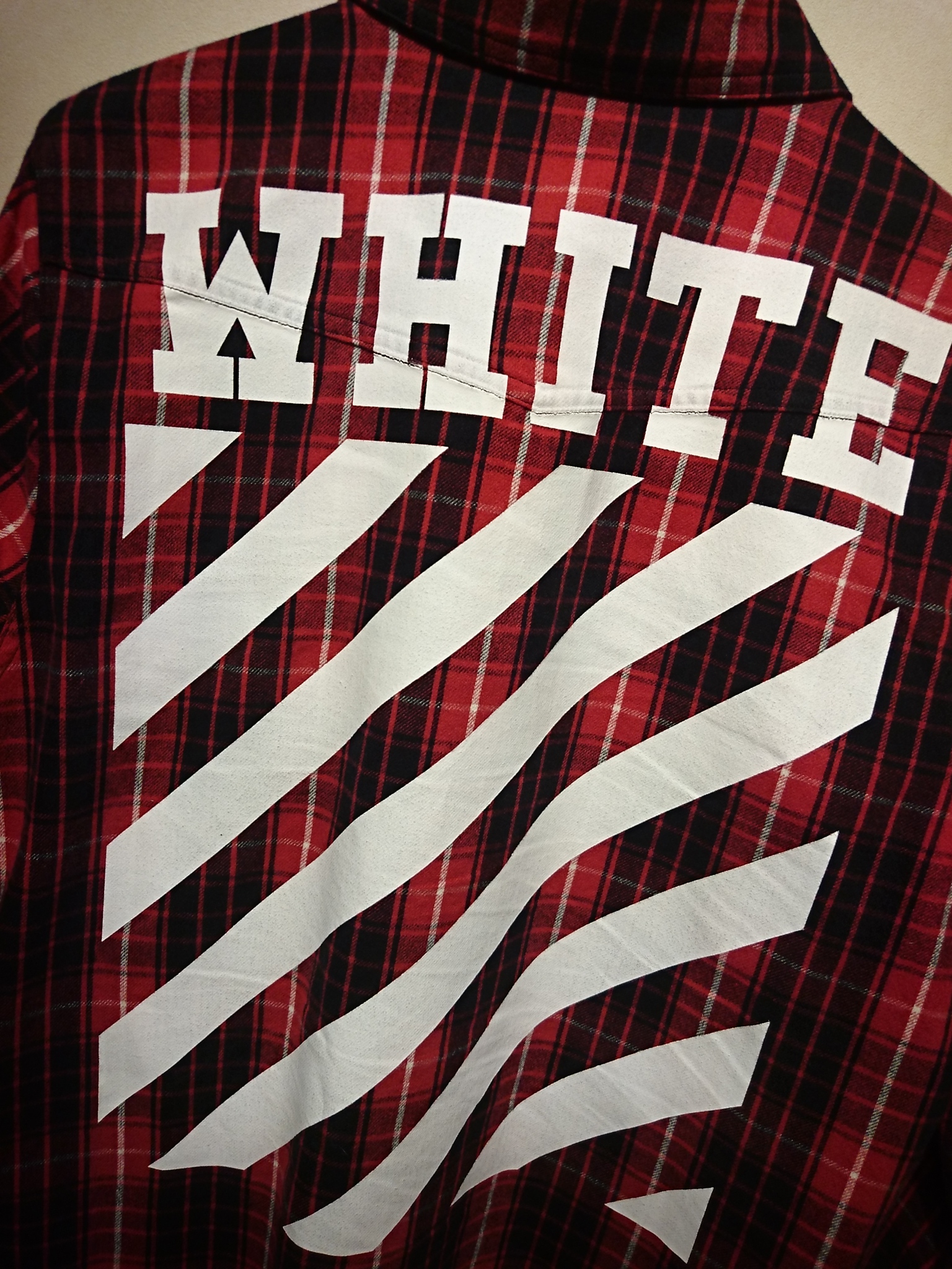OFF-WHITE チェックシャツ 16ss - アウター